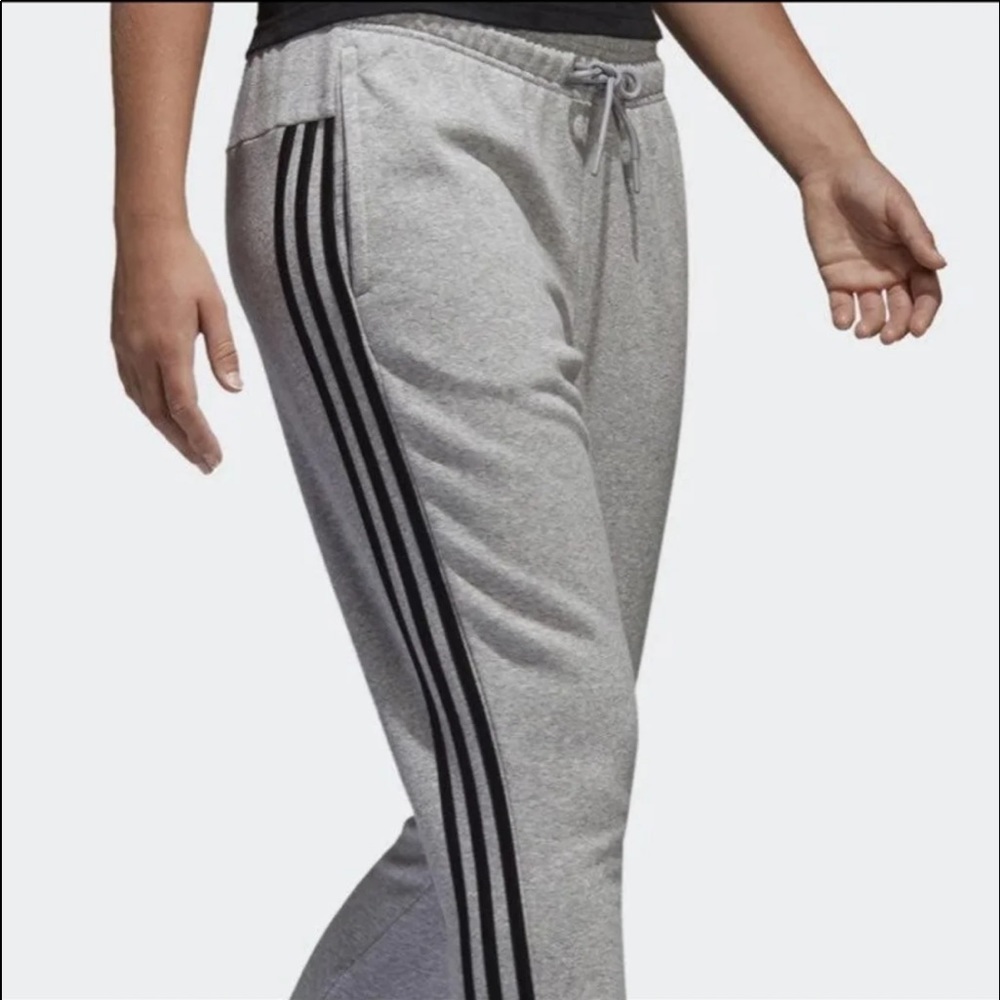 Adidas 3 striped joggers